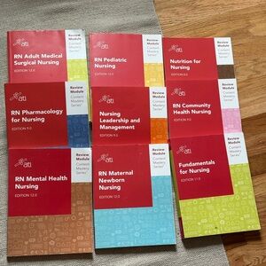 ATI Nursing Review Module Set - Multicolor